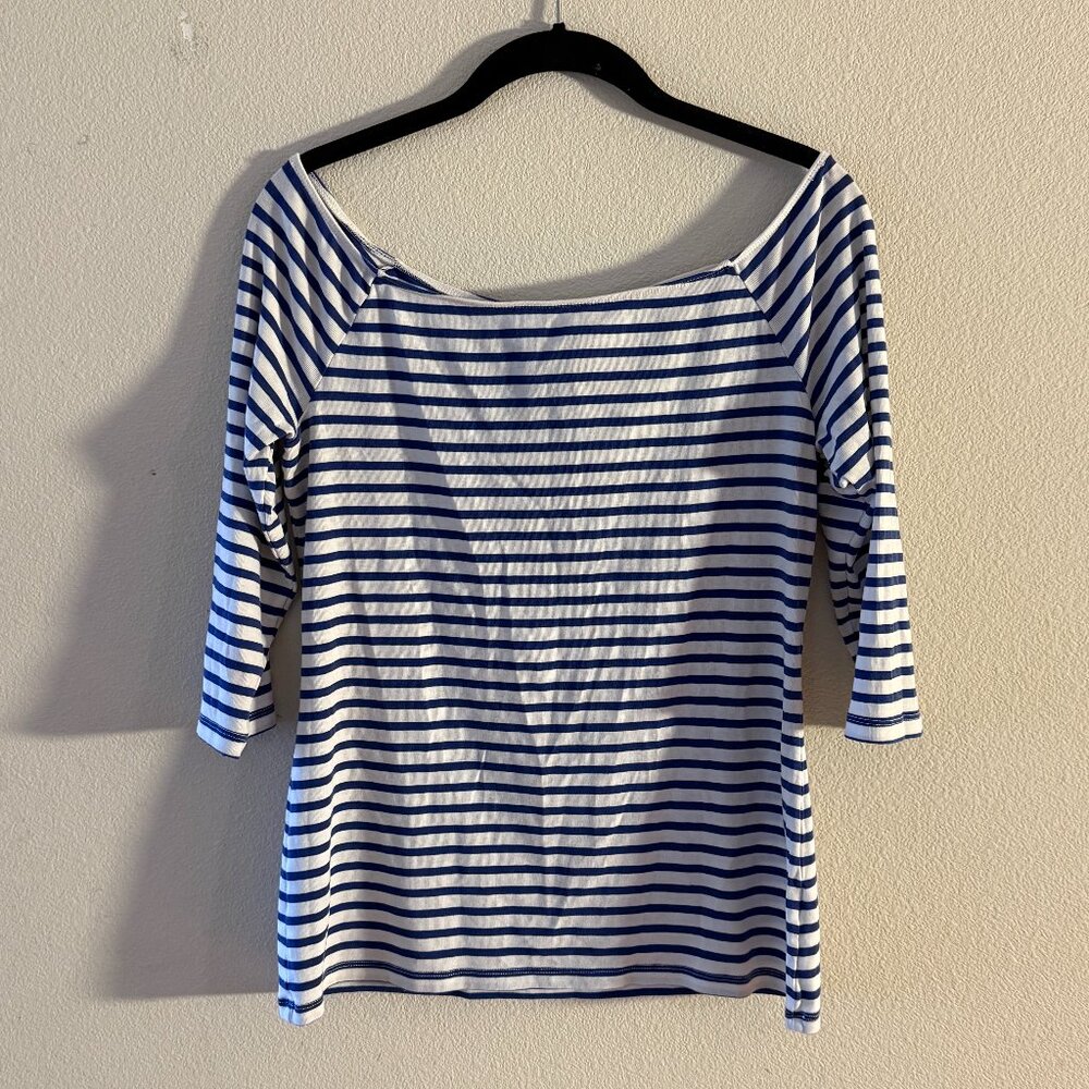 Striped Boatneck Tee